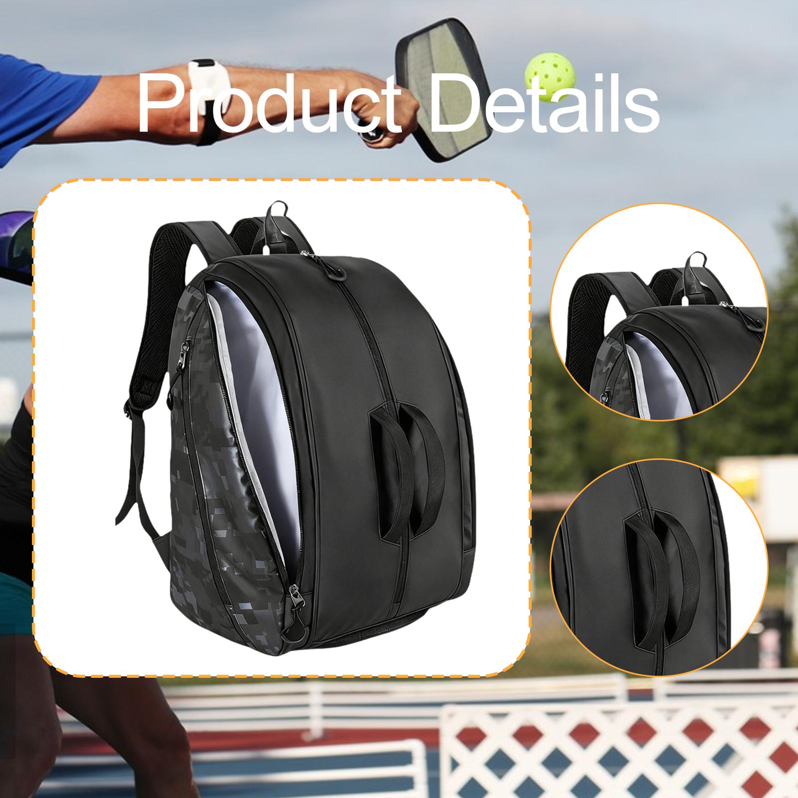 Sports Equipment Game - Pickleball Training Equipment Backpack Multiple Pockets