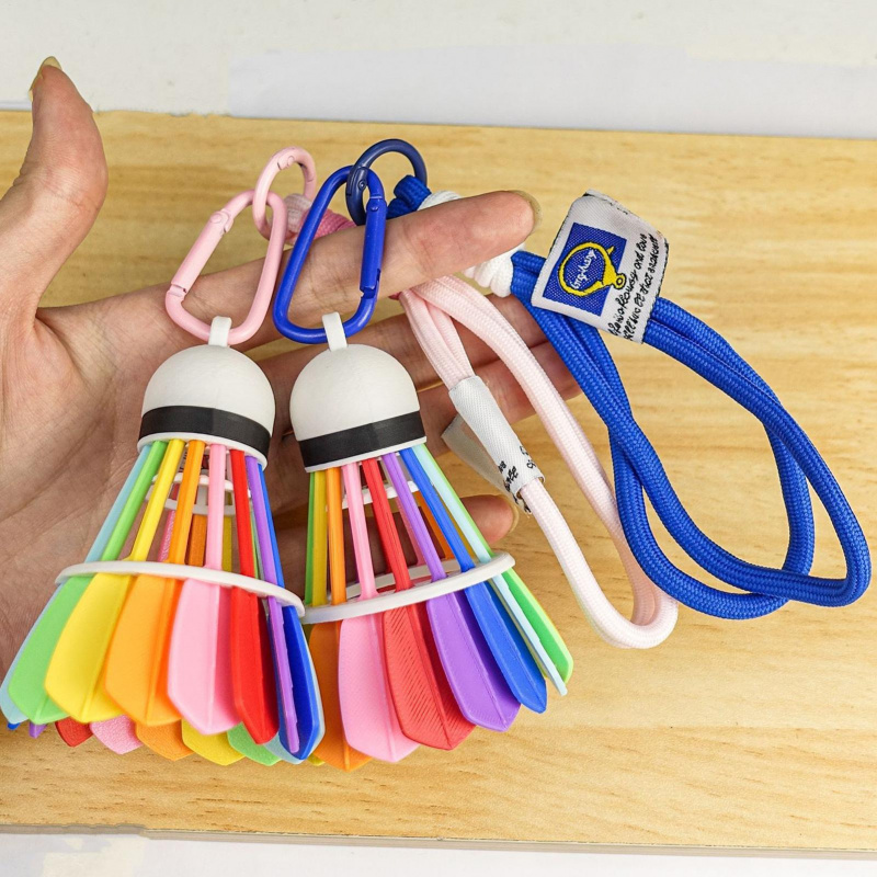 Sports Equipment In Chinese - NEW 3D Printed Badminton Keychain Mini