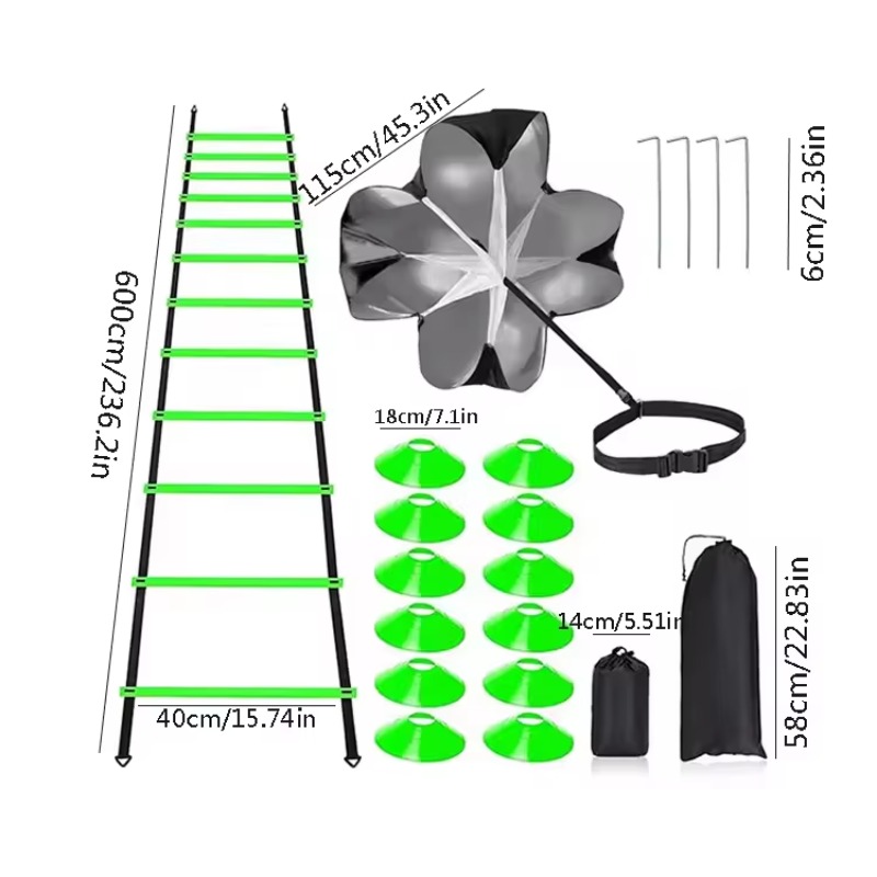 Agility Hurdle Set - Football Soccer Speed Training Equipment Set
