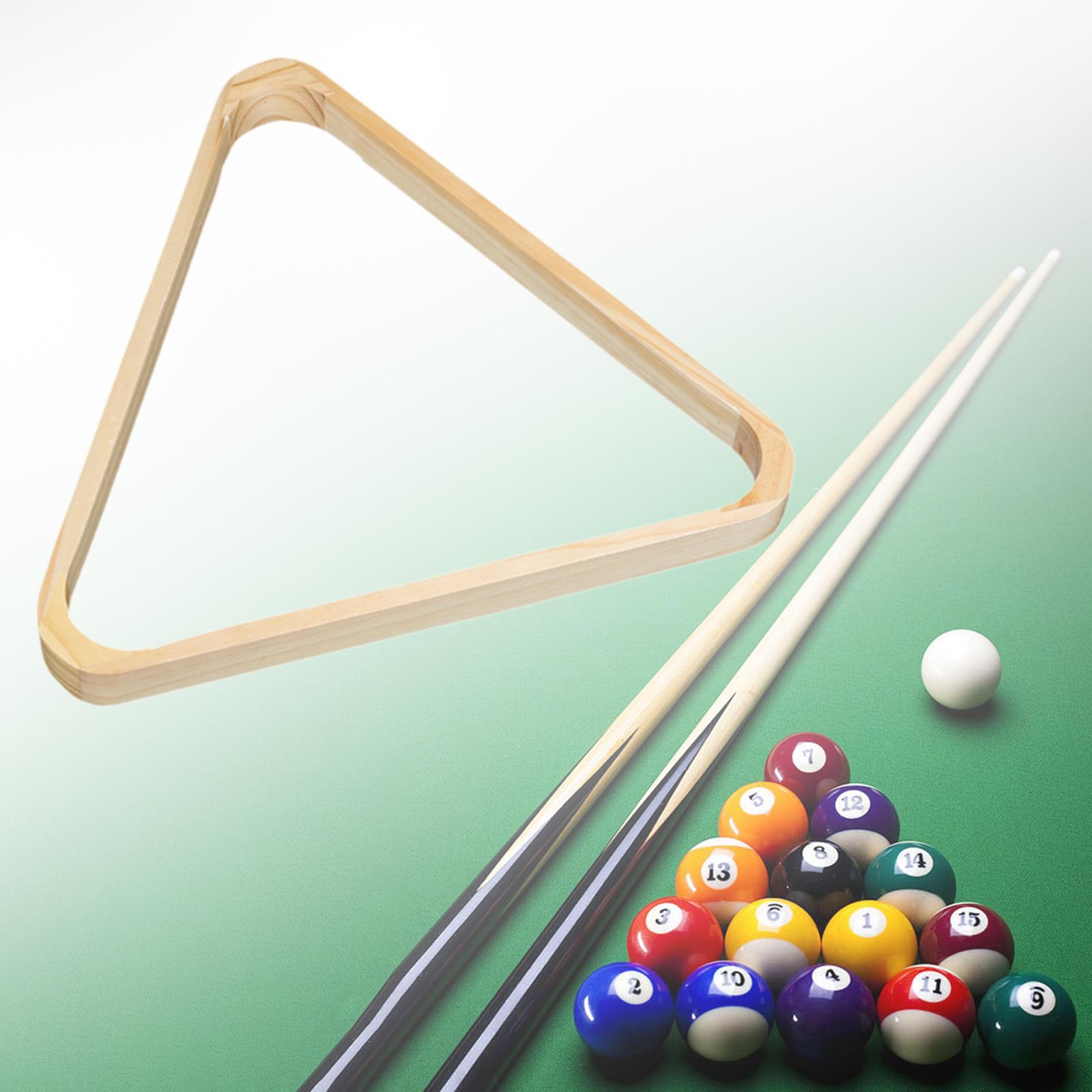 Sports Equipment Rack - Solid Wood Billiard Triangle Rack Cue