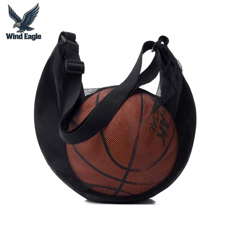 Sports Equipment Bag - Adjustable Anti-Tear Mesh Ball Bag for