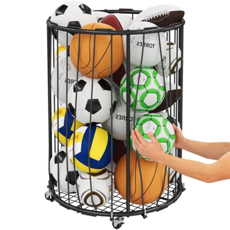 Garage Ball Storage: Round Spo - Sports Equipment Rack recensione e prezzo