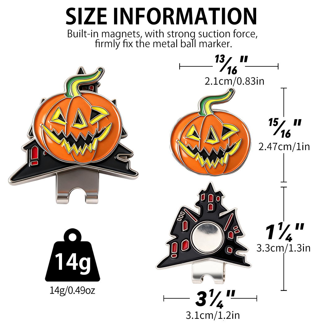 Caiton Halloween Golf Hat Clip - Sports Equipment Golf recensione e prezzo