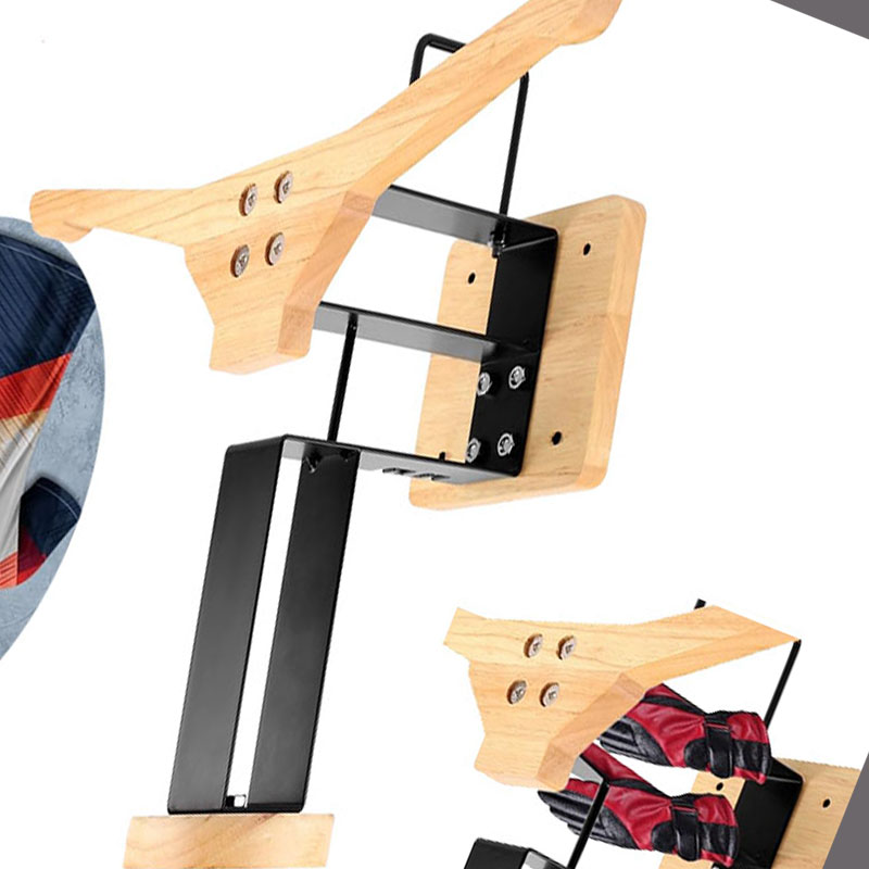 Wood Motorcycle Helmet Holder  - Sports Equipment Rack recensione e prezzo