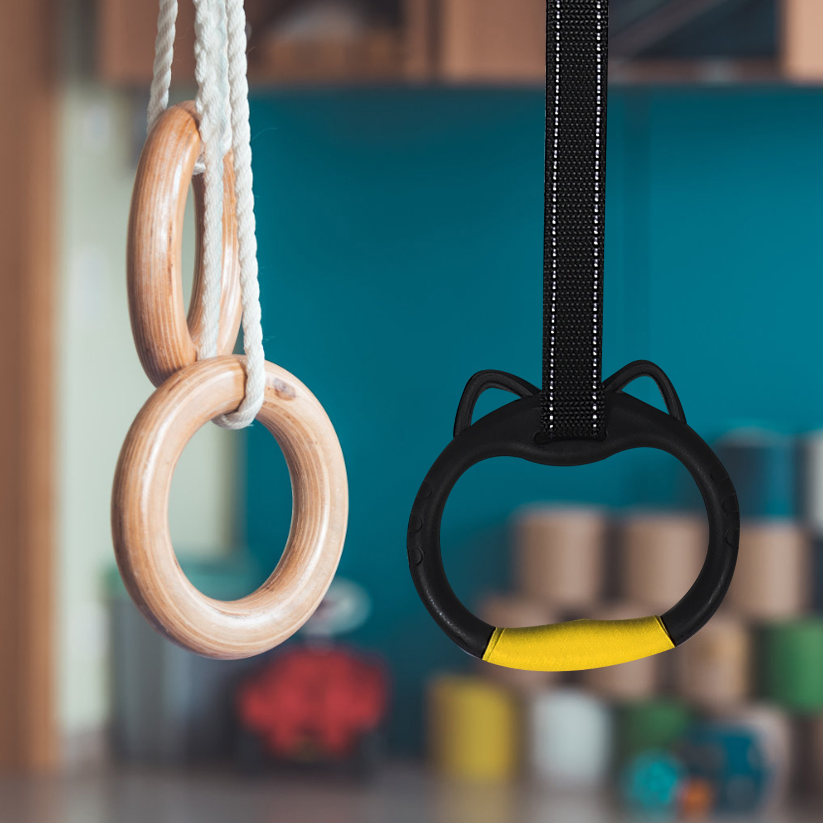 1 set 1 Set Gymnastics Rings F - Sports Equipment Stores recensione e prezzo
