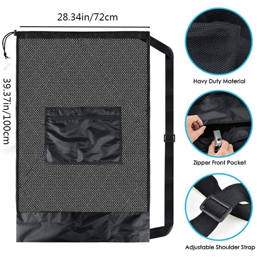 Large mesh sports bag with sho - Sports Equipment Stores recensione e prezzo
