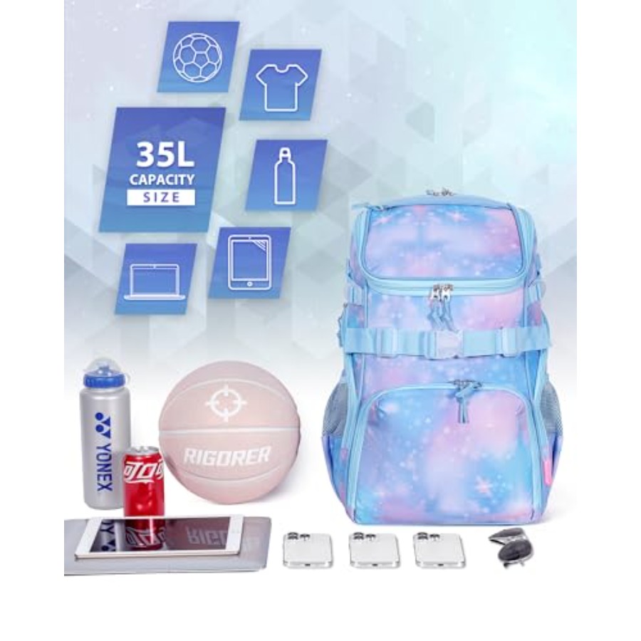 Basketba Backpack Woen Fit Soc - Sports Equipment Bag recensione e prezzo