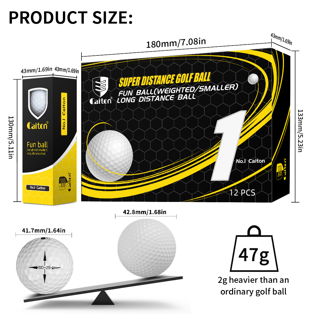 Caiton Ultimate Golf Balls 12/ - Sports Equipment Golf recensione e prezzo