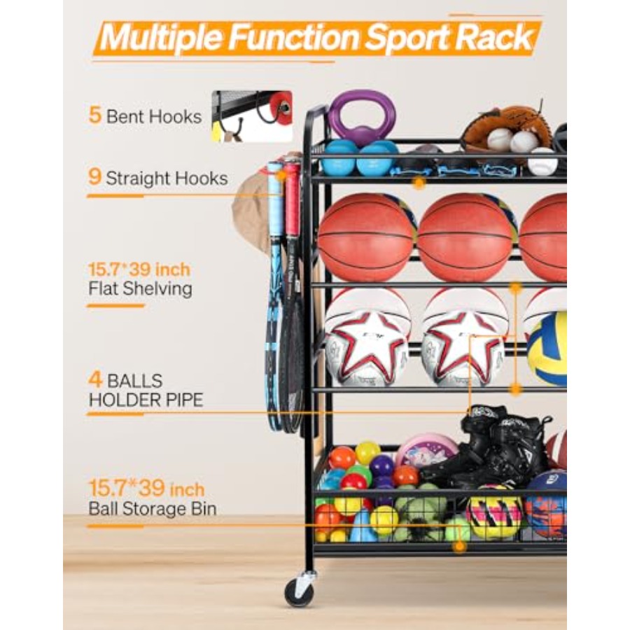 Garage Sports Equipment Organi - Sports Equipment Rack recensione e prezzo