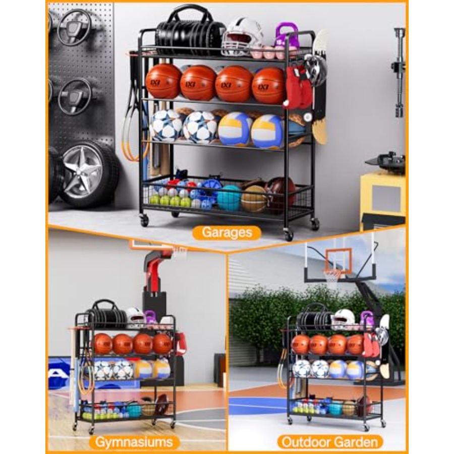Garage Sports Equipment Organi - Sports Equipment Rack recensione e prezzo