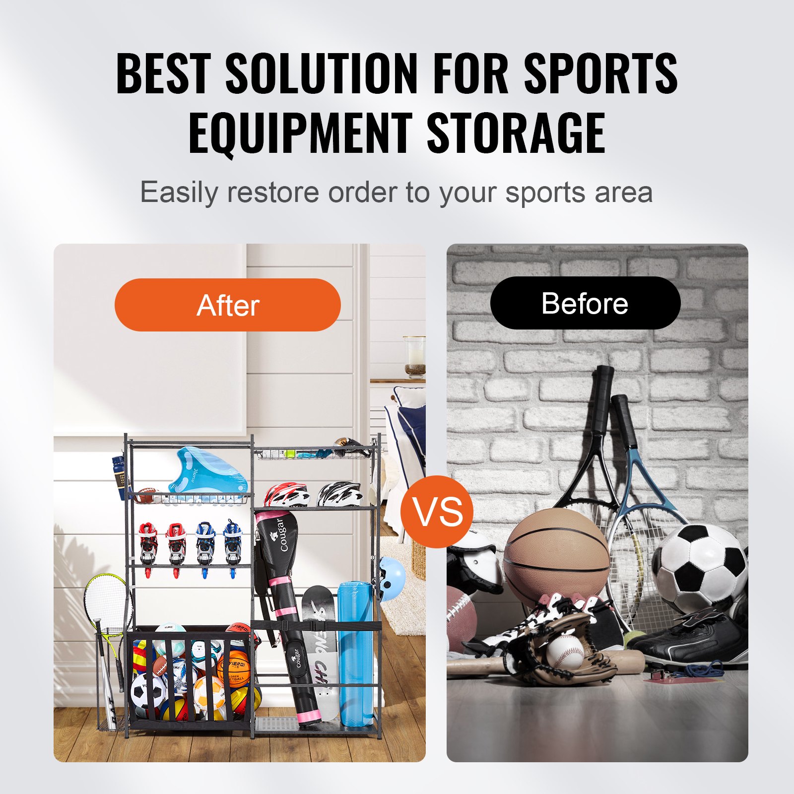 Golf Storage Garage Organizer, - Sports Equipment Golf recensione e prezzo