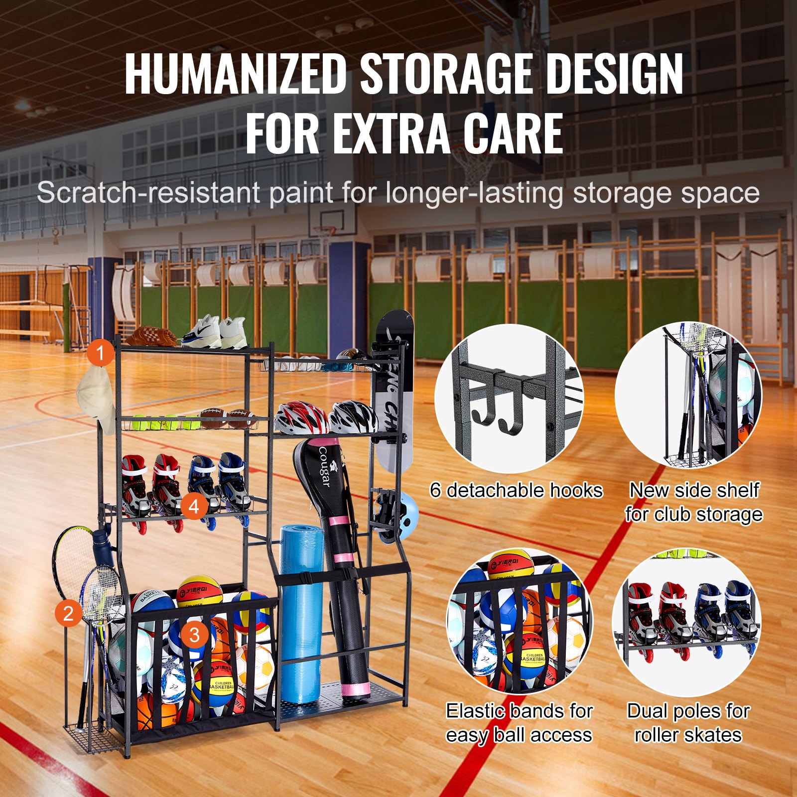 Golf Storage Garage Organizer, - Sports Equipment Golf recensione e prezzo