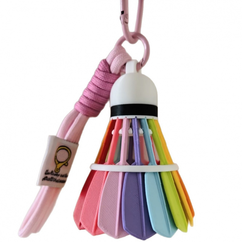 NEW 3D Printed Badminton Keych - Sports Equipment In Chinese recensione e prezzo