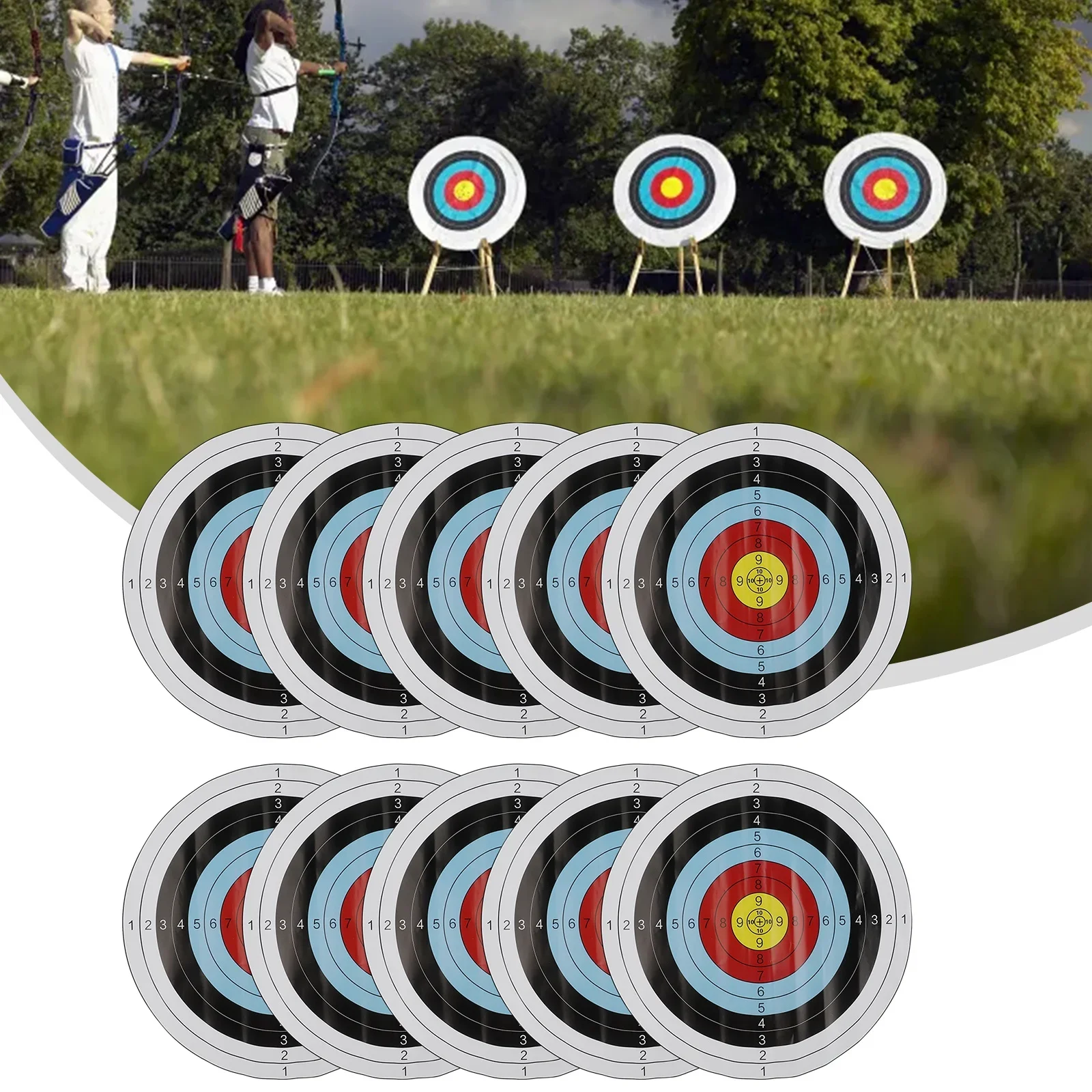 10pc 40x40cm Archery Targets P - Archery Target Face recensione e prezzo