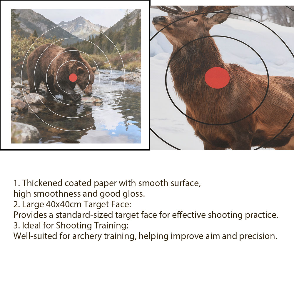 40x40cm Shooting Target Paper  - Archery Target Face recensione e prezzo