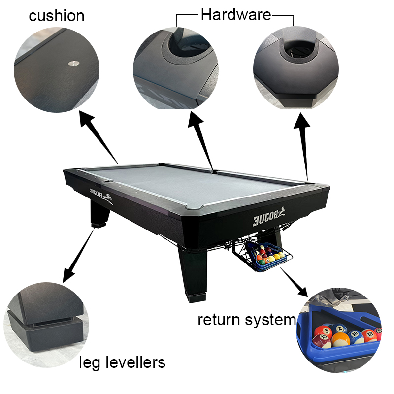 9-foot Commercial Pool Table,S - Sports Equipment In French recensione e prezzo