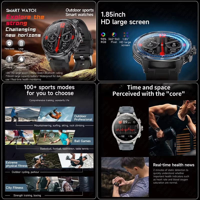 2026 Smart Watch 1.85-inch hig - Sports Equipment In French recensione e prezzo