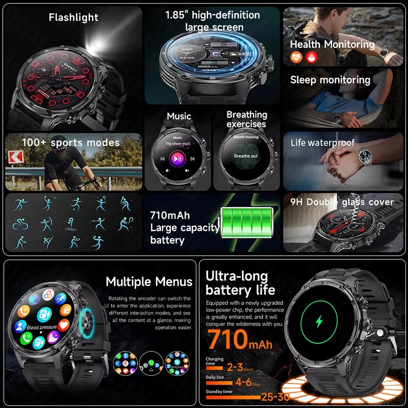 2026 Smart Watch 1.85-inch hig - Sports Equipment In French recensione e prezzo