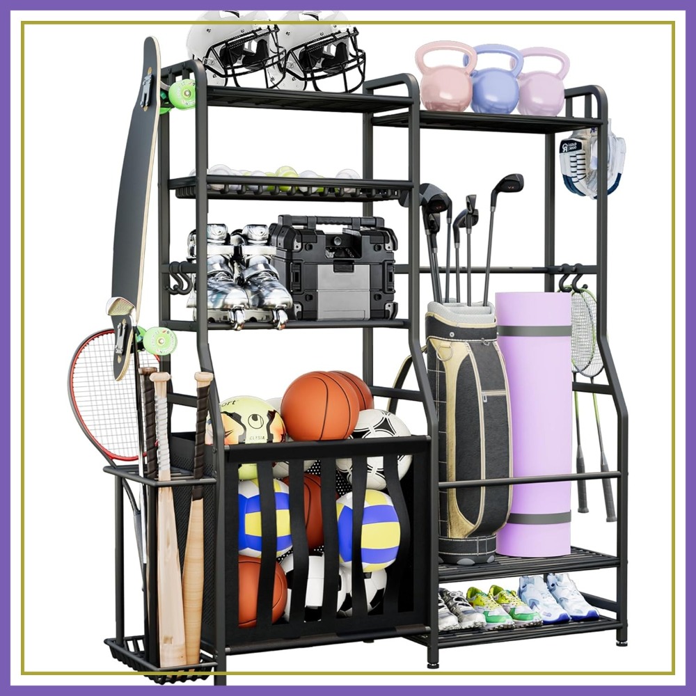 Garage Sports Equipment Organi - Sports Equipment Rack recensione e prezzo