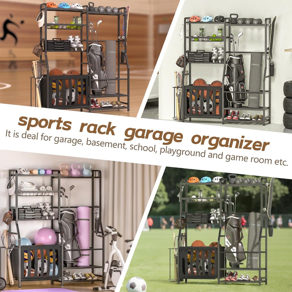 Garage Sports Equipment Organi - Sports Equipment Rack recensione e prezzo