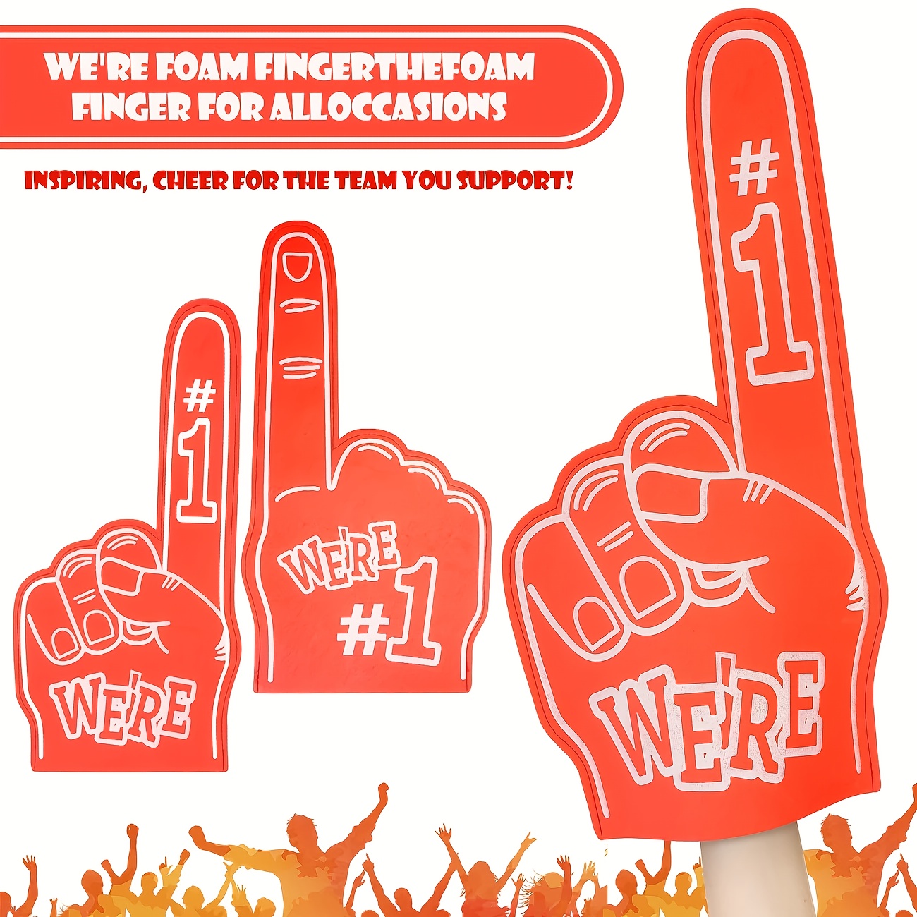 Giant Foam Finger 18 Inch We'r - Sports Equipment Game recensione e prezzo