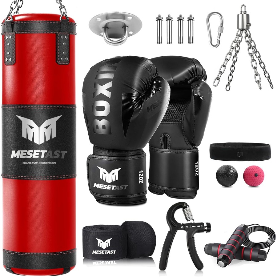 4ft Heavy Punching Bag Set for - Boxing Glove Set recensione e prezzo