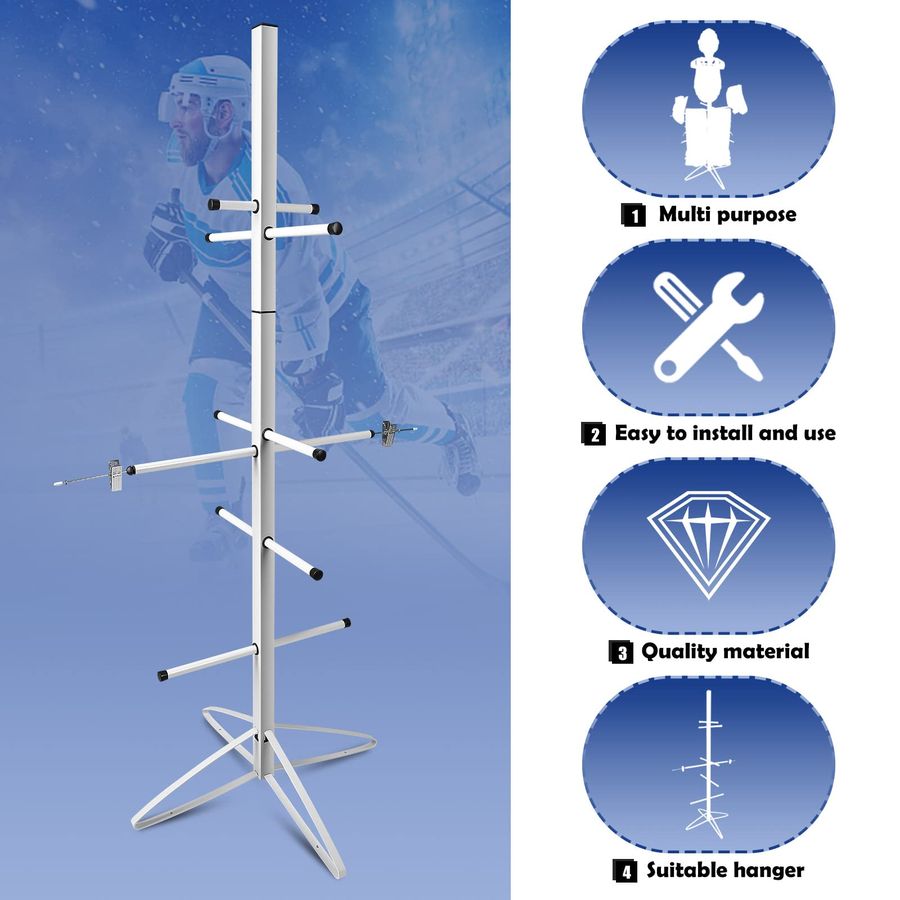 Hockey Gear Drying Rack Metal  - Sports Equipment Rack recensione e prezzo