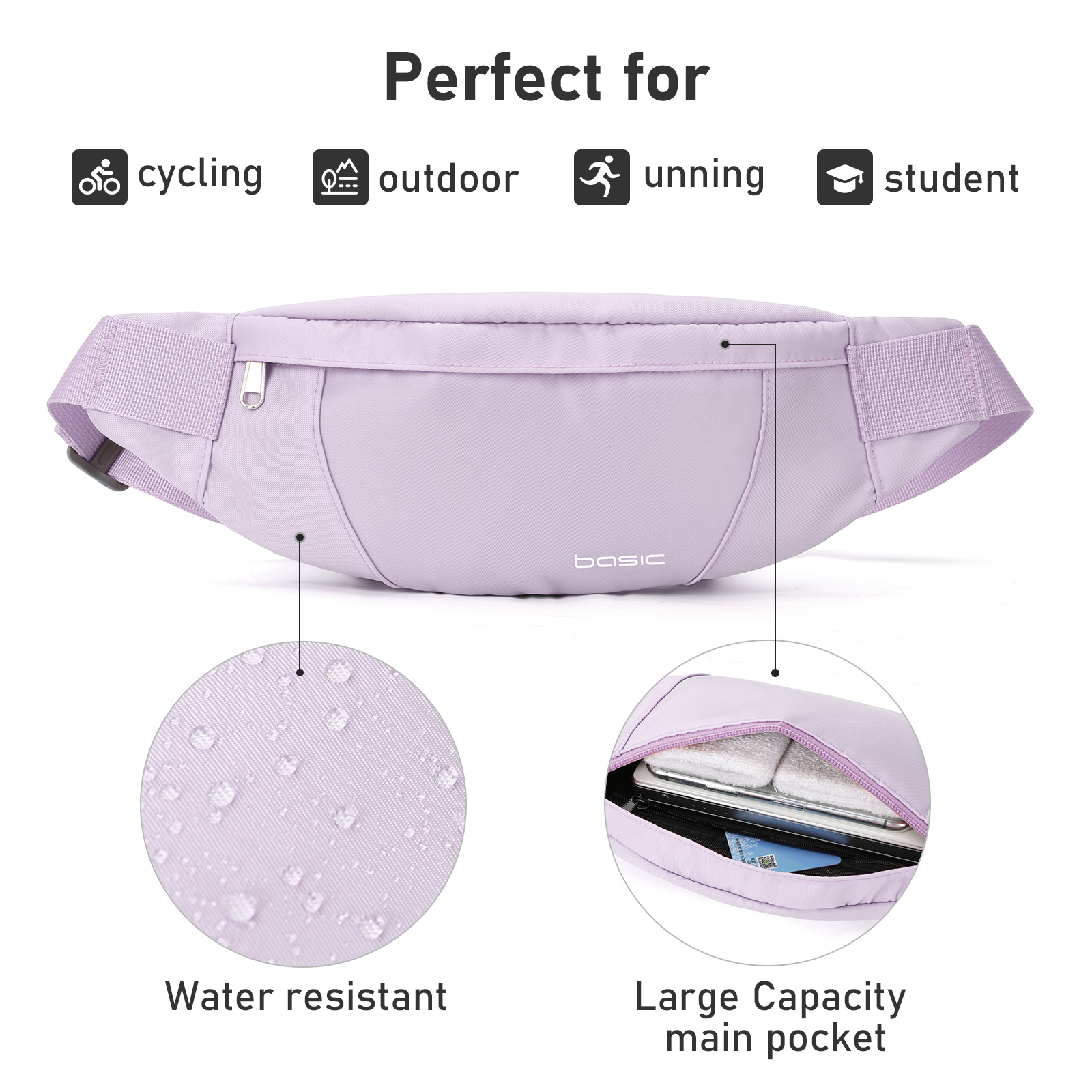Fashion Running Waist Bag Wate - Sports Equipment Bag recensione e prezzo