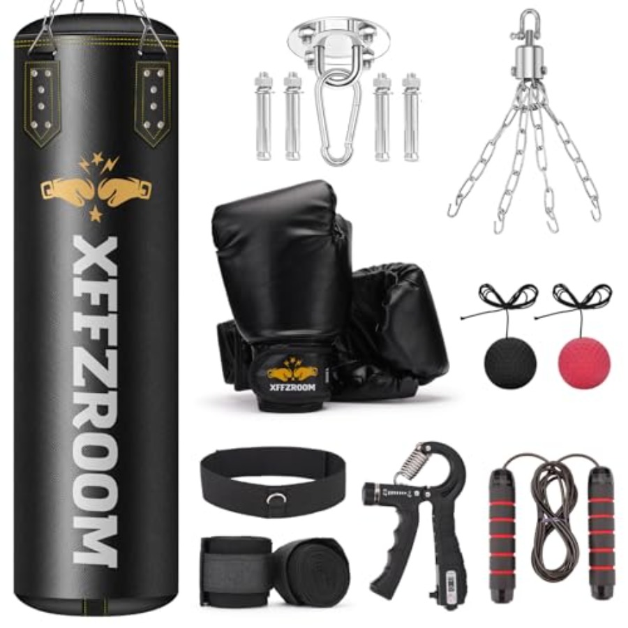 Punching Bag for Adults 4ft PU - Boxing Glove Set recensione e prezzo