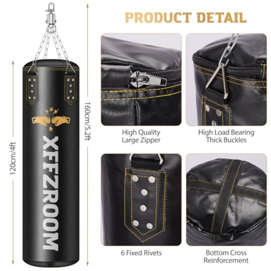 Punching Bag for Adults 4ft PU - Boxing Glove Set recensione e prezzo