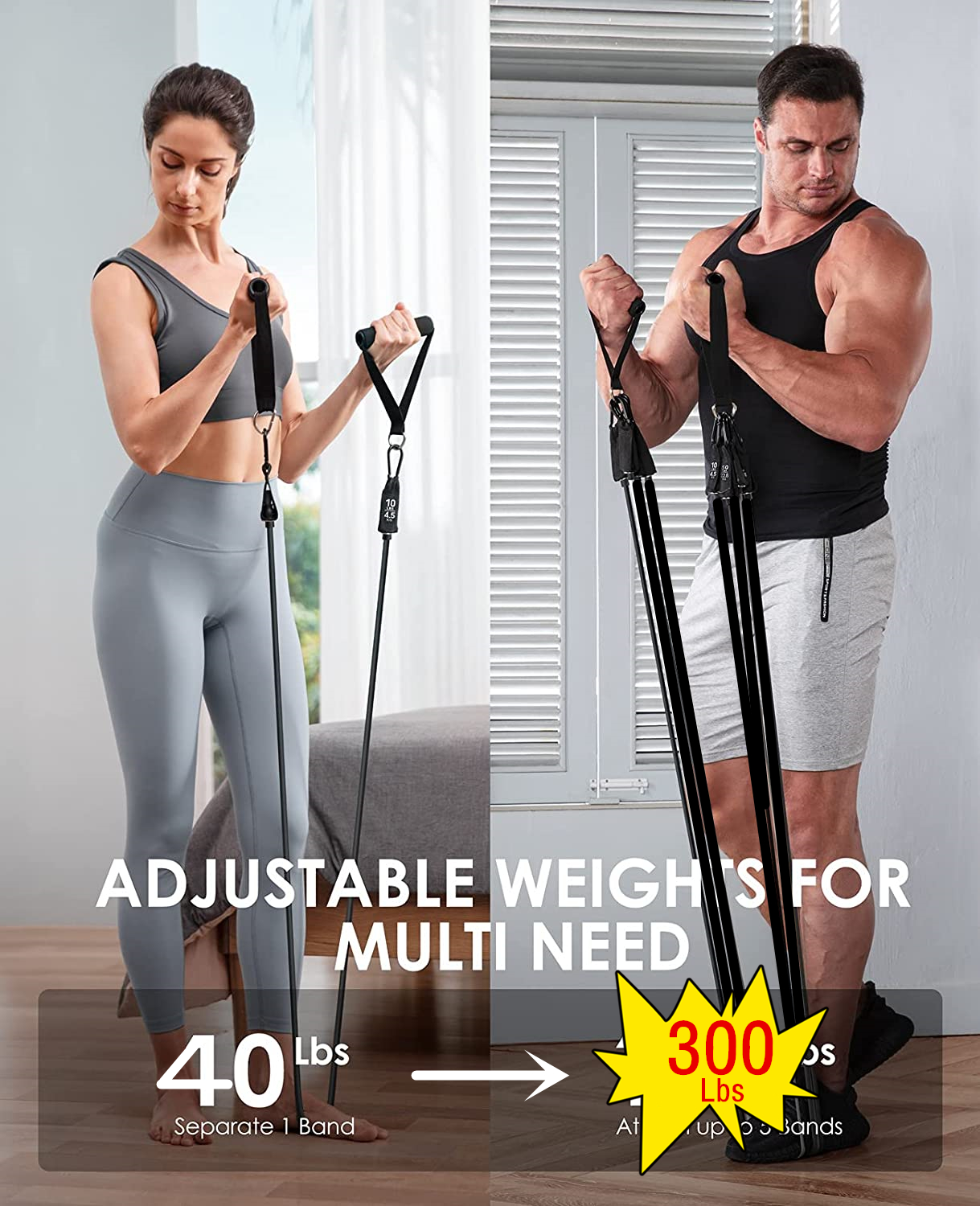 300lb Fitness Booty Resistance - Sports Equipment Online recensione e prezzo