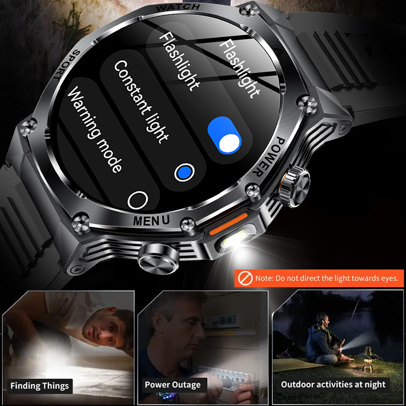 Tactical Style Smart Watch LED - Sports Equipment In French recensione e prezzo