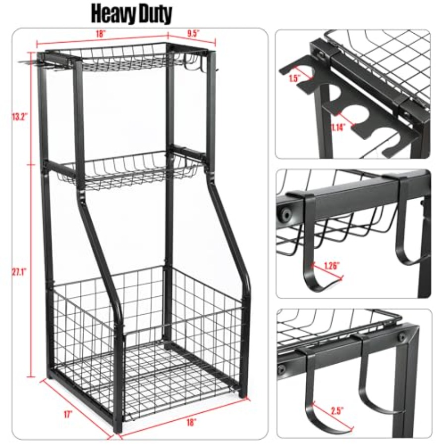 Sports Equipment Organizer for - Sports Equipment Rack recensione e prezzo