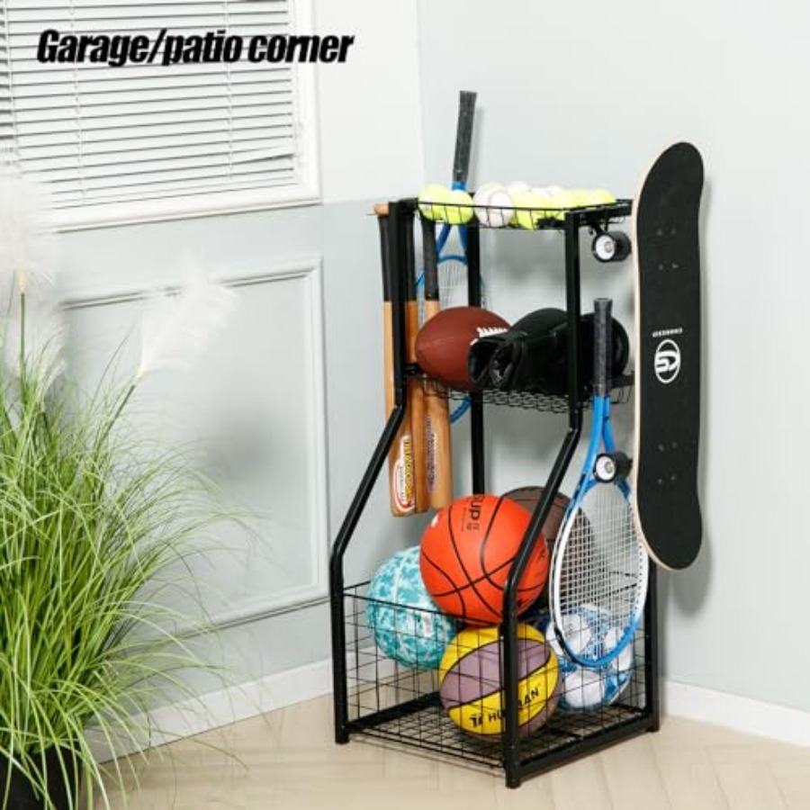 Sports Equipment Organizer for - Sports Equipment Rack recensione e prezzo